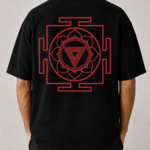 Kali Yantra — Black / red print — back